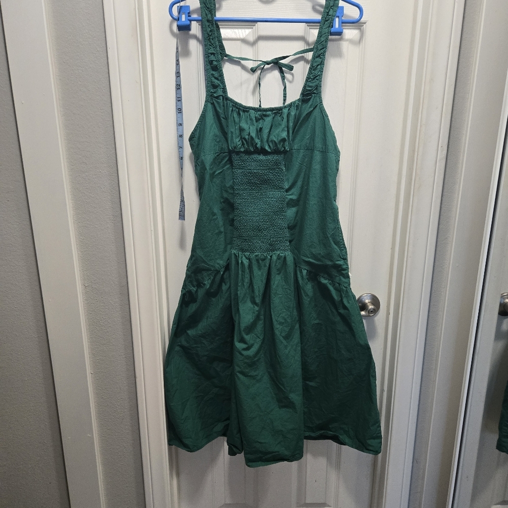 Anthropologie Celandine Sleeveless Smocked Open-Back Midi Dress Size M - Picture 4 of 8